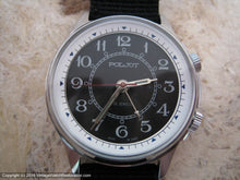 Load image into Gallery viewer, Poljot Alarm with Black and White Dial - Soviet USSR Era, Manual, Very Large 37mm