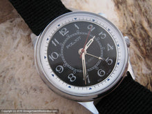 Load image into Gallery viewer, Poljot Alarm with Black and White Dial - Soviet USSR Era, Manual, Very Large 37mm