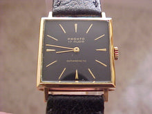 Load image into Gallery viewer, Pronto Solid 18k Squared Case,, Manual, 25mm