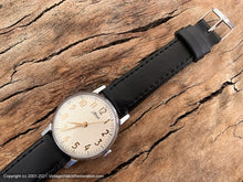 Load image into Gallery viewer, Pobeda 'Zim' Soviet-Era Watch with a Bold Dial Design, Manual, 34mm