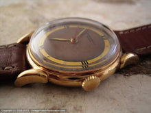 Load image into Gallery viewer, Record Two-Tone Chocolate Brown and Gold, Manual, Large 35mm