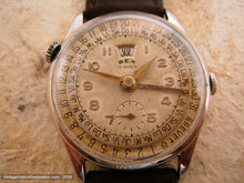 Load image into Gallery viewer, Double Crown Multi-Date Rex, Manual, 34mm