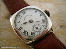 Load image into Gallery viewer, Early 30s Rolex Oyster Sterling Silver Beauty, Manual, 27x27mm