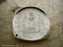 Load image into Gallery viewer, Early 30s Rolex Oyster Sterling Silver Beauty, Manual, 27x27mm