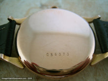 Load image into Gallery viewer, 18K Rose Gold Rolex Precision Roman Numerals Dial, Manual, Very Large 37mm