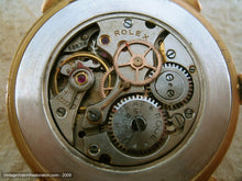 Load image into Gallery viewer, 18K Rose Gold Rolex Precision Roman Numerals Dial, Manual, Very Large 37mm