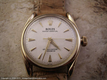 Load image into Gallery viewer, Rare Low Production Heavy 14K Gold Rolex Oyster Perpetual - Model 6090, Manual, 33mm