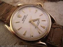 Load image into Gallery viewer, Rare Low Production Heavy 14K Gold Rolex Oyster Perpetual - Model 6090, Manual, 33mm