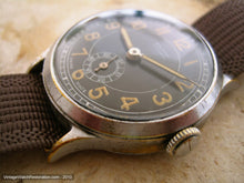 Load image into Gallery viewer, Large Original Chocolate Brown Dial Roland Military, Manual, Large 34mm