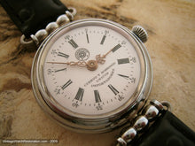 Load image into Gallery viewer, Huge Roskopf Cuervo y Sobrinos with Porcelain Dial, Manual, Huge 38mm