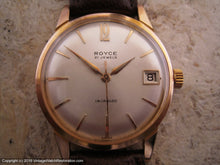 Load image into Gallery viewer, Royce Date in Rose Gold Case, Manual, Large 34mm