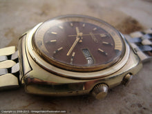 Load image into Gallery viewer, Huge Seiko Brown Dial Day-Date Bell-Matic Alarm, Automatic, 39x42.5mm