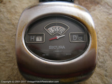 Load image into Gallery viewer, Rare Sicura Jump Hour with Date, Manual, 35x40mm