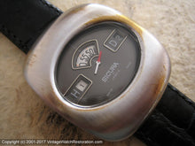 Load image into Gallery viewer, Rare Sicura Jump Hour with Date, Manual, 35x40mm