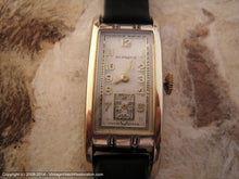 Load image into Gallery viewer, Art Deco Elongated Curved Rectangular Supreme (Fontaine Movement), Manual, 20x48.5mm