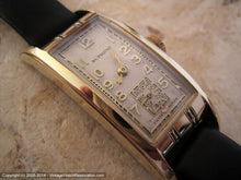 Load image into Gallery viewer, Art Deco Elongated Curved Rectangular Supreme (Fontaine Movement), Manual, 20x48.5mm