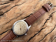 Load image into Gallery viewer, Sanford Textured Dial with Lovely Patina, A. Hirsch Movement, Manual, 33.5mm