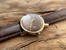 Load image into Gallery viewer, Stowa 'Swank' Tiger Eye-Mahogany Dial in an Oval Case, Manual, 34mm