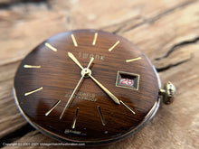Load image into Gallery viewer, Stowa 'Swank' Tiger Eye-Mahogany Dial in an Oval Case, Manual, 34mm