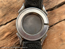 Load image into Gallery viewer, Swiss WWII Era Original Silver Dial with Elongated Spider Lugs , Manual, 33.5mm