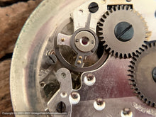 Load image into Gallery viewer, Swiss WWII Era Original Silver Dial with Elongated Spider Lugs , Manual, 33.5mm