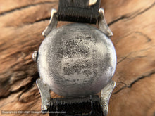Load image into Gallery viewer, Swiss WWII Era Original Silver Dial with Elongated Spider Lugs , Manual, 33.5mm