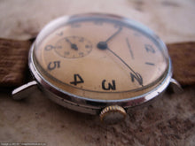 Load image into Gallery viewer, Wonderful Yellow-Orange Dial Tavannes WWII Era Military, Manual, 33mm