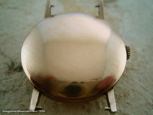 Load image into Gallery viewer, 14K Pink Gold Calatrava Style Tissot with Buttery-Yellow Dial, Manual, 33mm