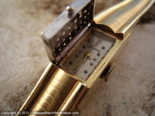 Load image into Gallery viewer, Tishman & Lipp 14K Gold with Diamond Cover, Ladies, Manual, 11mm