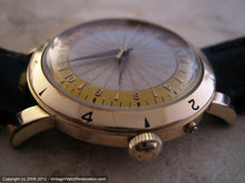 Load image into Gallery viewer, Rare Tissot 'World Timer' Navigator with Original Two-Tone Dial, Automatic, Very Large 36mm
