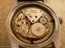 Load image into Gallery viewer, Tudor Oyster Stainless Steel with Gold Markers on White Dial, Manual, Large 34mm