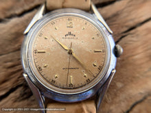 Load image into Gallery viewer, Tellus (Cortébert) Spirofix Original Apricot Patina Dial, Manual, 38mm
