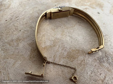 Load image into Gallery viewer, Tishman & Lipp 14K Gold with Diamond Cover, Ladies, Manual, 11mm