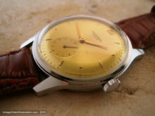 Load image into Gallery viewer, Very Large Yellow Gold Dial Universal, Manual, Very Large 37mm
