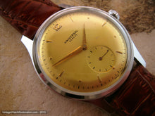 Load image into Gallery viewer, Very Large Yellow Gold Dial Universal, Manual, Very Large 37mm