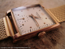 Load image into Gallery viewer, Stunning 18K Yellow Gold Universal with 18K Gold Mesh Bracelet , Manual, 26x33.5mm