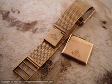 Load image into Gallery viewer, Stunning 18K Yellow Gold Universal with 18K Gold Mesh Bracelet , Manual, 26x33.5mm