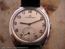 Load image into Gallery viewer, Very Bold Universal Geneve Italian Railway Style, Manual, Large 35x41mm