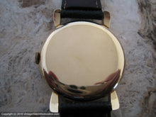 Load image into Gallery viewer, 18K Gold Universal with Golden Dial and Elongated Tear Drop Lugs, Manual, 33mm