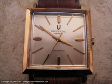 Load image into Gallery viewer, Handsome Square Universal Geneve with Pink Gold Bezel, Automatic, 29x36mm