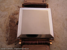 Load image into Gallery viewer, Handsome Square Universal Geneve with Pink Gold Bezel, Automatic, 29x36mm