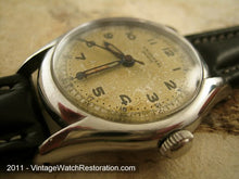 Load image into Gallery viewer, Military Style Universal 24-Hour with Original Golden Patina Dial, Manual, 33.5mm