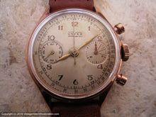 Load image into Gallery viewer, Mellow Dial Unver Doctor's Pulsation Scale Chronograph with Art Deco Numbers, Manual, Very Large 35.5mm