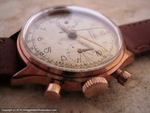 Load image into Gallery viewer, Mellow Dial Unver Doctor's Pulsation Scale Chronograph with Art Deco Numbers, Manual, Very Large 35.5mm