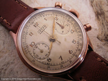 Load image into Gallery viewer, Mellow Dial Unver Doctor's Pulsation Scale Chronograph with Art Deco Numbers, Manual, Very Large 35.5mm