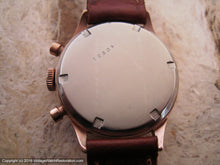 Load image into Gallery viewer, Mellow Dial Unver Doctor's Pulsation Scale Chronograph with Art Deco Numbers, Manual, Very Large 35.5mm