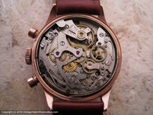 Load image into Gallery viewer, Mellow Dial Unver Doctor's Pulsation Scale Chronograph with Art Deco Numbers, Manual, Very Large 35.5mm