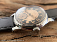Load image into Gallery viewer, Viking (Cortebert) Sport Vattentat with Two-Tone Copper and Black Dial, Manual, 33.5mm