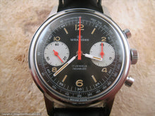 Load image into Gallery viewer, Wakmann Gem of Gem Black Dial Chronograph, Manual, Huge 37mm