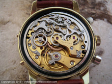 Load image into Gallery viewer, Wakmann Complicated Triple Date Chronograph, Manual, Very Large 36mm